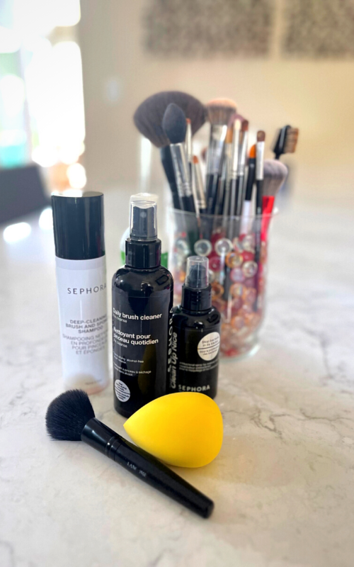 how to clean makeup brushes and tools